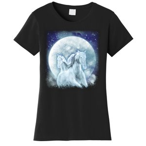 Mystic Unicorn Moon Women's T-Shirt