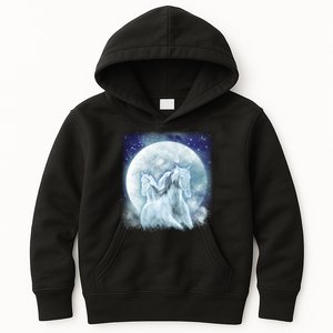 Mystic Unicorn Moon Kids Hoodie