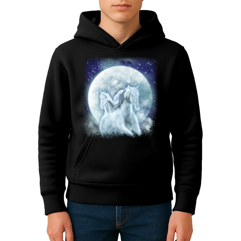 Mystic Unicorn Moon Kids Hoodie