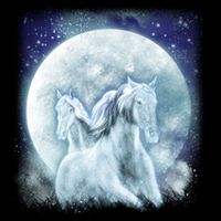 Mystic Unicorn Moon Wool Snapback Cap