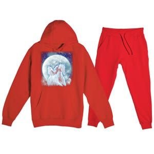 Mystic Unicorn Moon Premium Hooded Sweatsuit Set