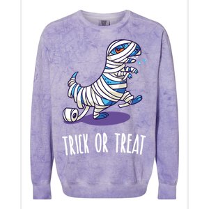 Mummy Dinosaur Colorblast Crewneck Sweatshirt