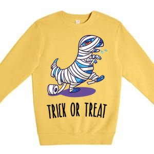 Mummy Dinosaur Premium Crewneck Sweatshirt