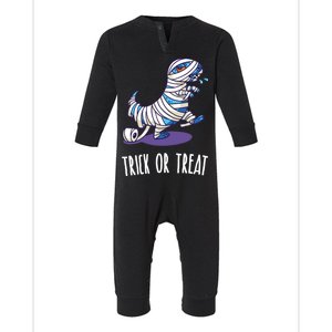 Mummy Dinosaur Infant Fleece One Piece