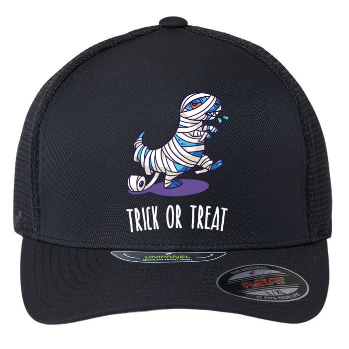 Mummy Dinosaur Flexfit Unipanel Trucker Cap