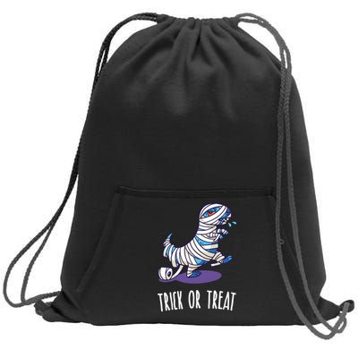 Mummy Dinosaur Sweatshirt Cinch Pack Bag