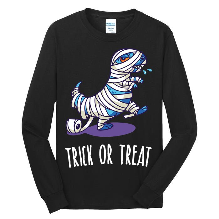 Mummy Dinosaur Tall Long Sleeve T-Shirt