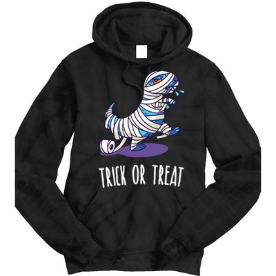 Mummy Dinosaur Tie Dye Hoodie
