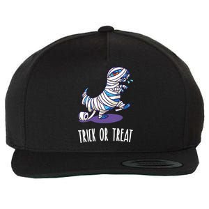 Mummy Dinosaur Wool Snapback Cap