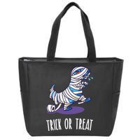 Mummy Dinosaur Zip Tote Bag