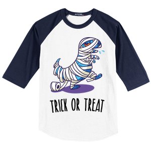 Mummy Dinosaur Baseball Sleeve Shirt