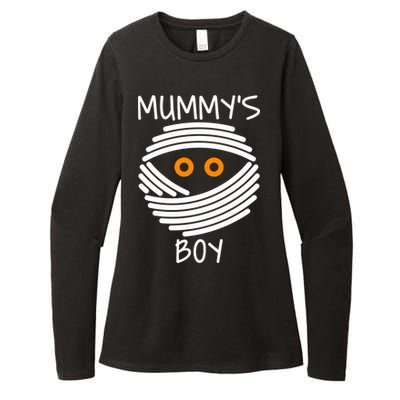 Mummy's Boy Womens CVC Long Sleeve Shirt