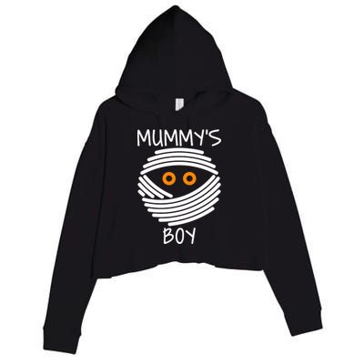 Mummy's Boy Crop Fleece Hoodie