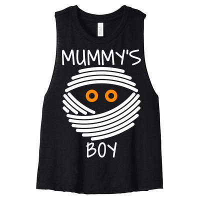 Mummy's Boy Women's Racerback Cropped Tank