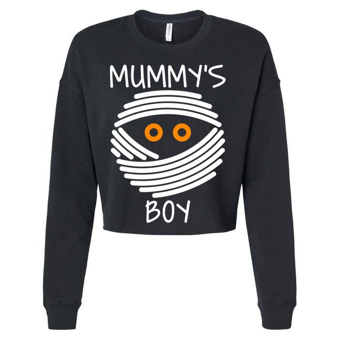 Mummy's Boy Cropped Pullover Crew