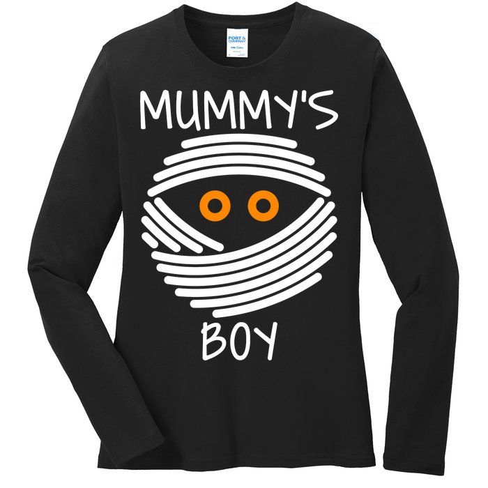 Mummy's Boy Ladies Long Sleeve Shirt