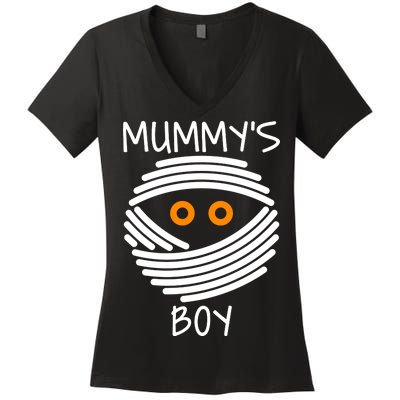 Mummy's Boy Women's V-Neck T-Shirt