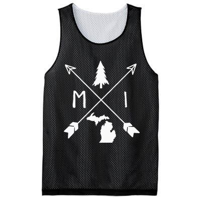 Michigan Up North Home State Midwest Vintage Retro Mesh Reversible Basketball Jersey Tank
