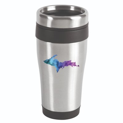 Michigan Up North Upper Peninsula Gift 16oz Travel Tumbler