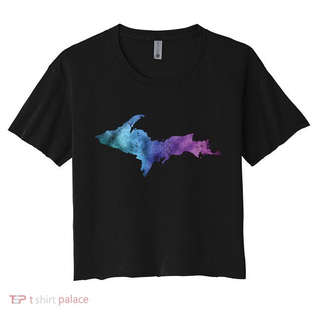 Michigan Up North Upper Peninsula Gift Crop Top