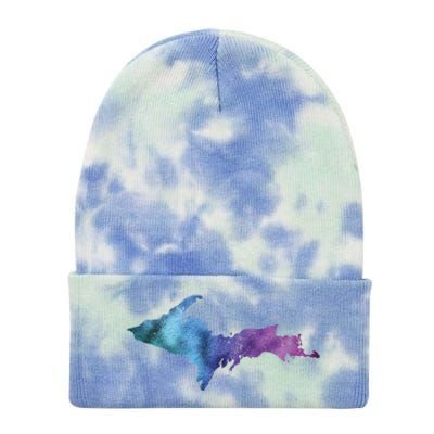 Michigan Up North Upper Peninsula Gift Tie Dye 12in Knit Beanie