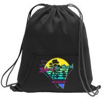 Missouri Usa Nostalgic Retro Lake Of The Ozarks Sweatshirt Cinch Pack Bag