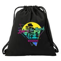 Missouri Usa Nostalgic Retro Lake Of The Ozarks Drawstring Bag