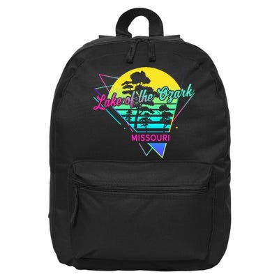 Missouri Usa Nostalgic Retro Lake Of The Ozarks 16 in Basic Backpack