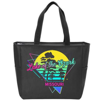 Missouri Usa Nostalgic Retro Lake Of The Ozarks Zip Tote Bag