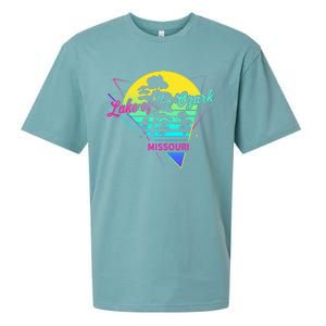 Missouri Usa Nostalgic Retro Lake Of The Ozarks Sueded Cloud Jersey T-Shirt