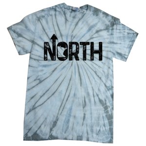 Minnesota Up North State Map Pride Gift Tie-Dye T-Shirt