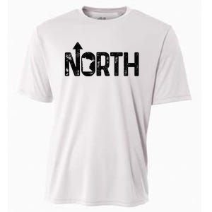 Minnesota Up North State Map Pride Gift Cooling Performance Crew T-Shirt