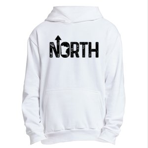 Minnesota Up North State Map Pride Gift Urban Pullover Hoodie