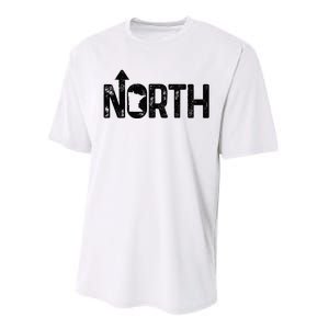 Minnesota Up North State Map Pride Gift Performance Sprint T-Shirt