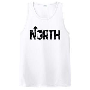 Minnesota Up North State Map Pride Gift PosiCharge Competitor Tank