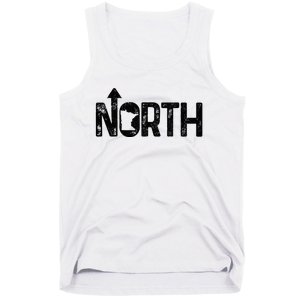 Minnesota Up North State Map Pride Gift Tank Top