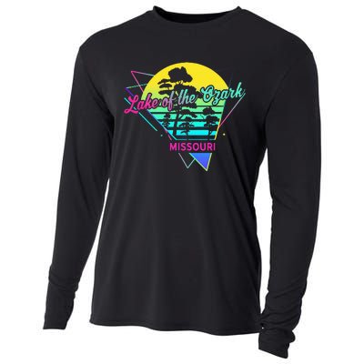 Missouri Usa Nostalgic Retro Lake Of The Ozarks Cooling Performance Long Sleeve Crew