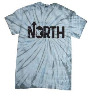 Minnesota Up North State Map Pride Gift Tie-Dye T-Shirt