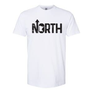 Minnesota Up North State Map Pride Gift Softstyle CVC T-Shirt