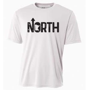 Minnesota Up North State Map Pride Gift Cooling Performance Crew T-Shirt