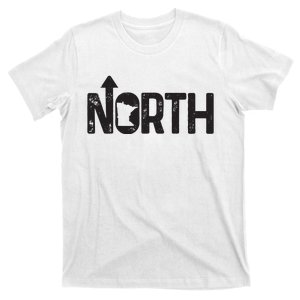 Minnesota Up North State Map Pride Gift T-Shirt