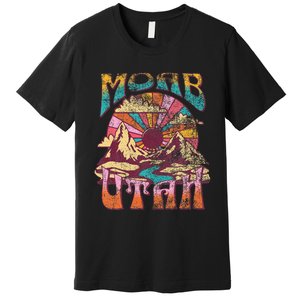 Moab Utah Nature Hiking Mountains Outdoors Premium T-Shirt