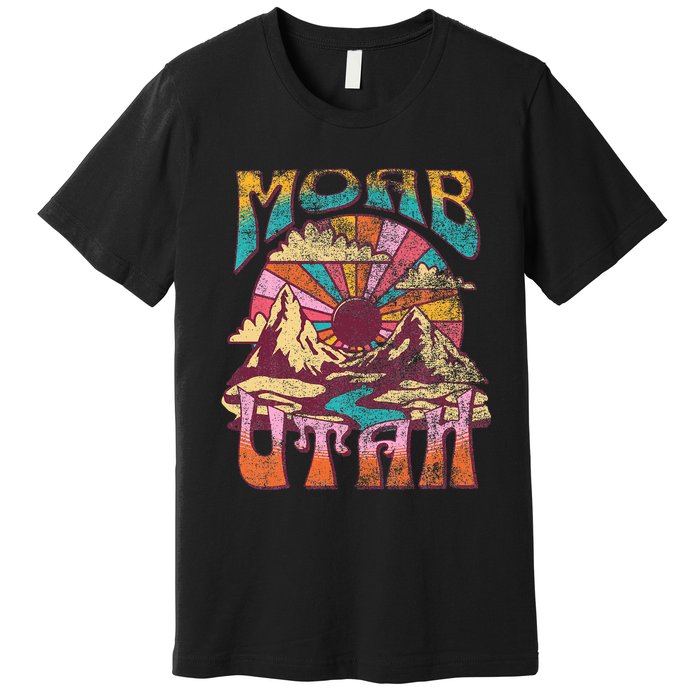 Moab Utah Nature Hiking Mountains Outdoors Premium T-Shirt