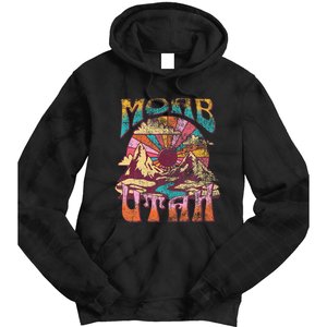 Moab Utah Nature Hiking Mountains Outdoors Tie Dye Hoodie