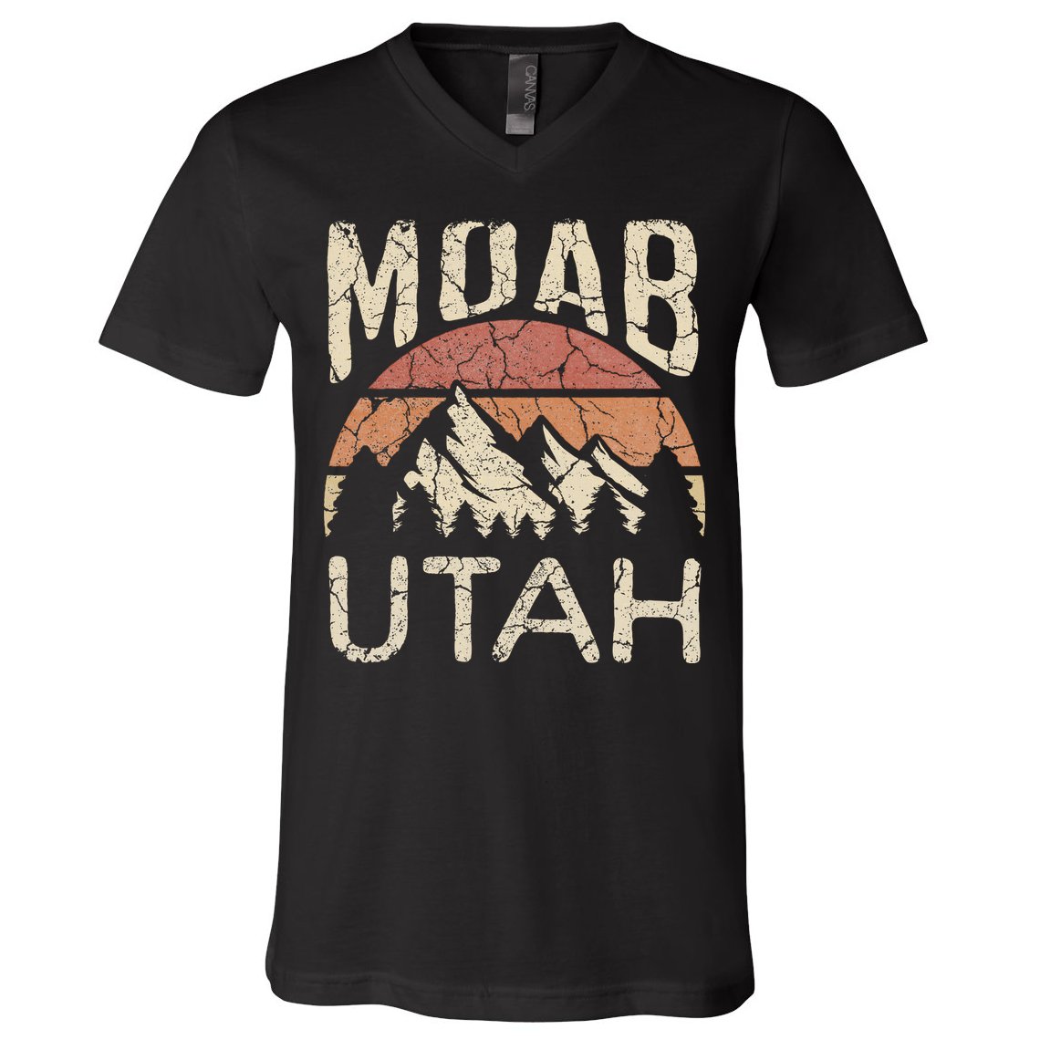 Moab Utah Nature Hiking Outdoors V-Neck T-Shirt