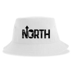 Minnesota Up North State Map Pride Sustainable Bucket Hat