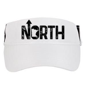 Minnesota Up North State Map Pride Adult Drive Performance Visor