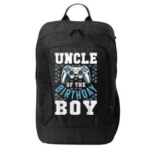 Men Uncle Of The Birthday Boy Matching Video Gamer Birthday City Backpack