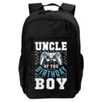 Men Uncle Of The Birthday Boy Matching Video Gamer Birthday Daily Commute Backpack