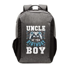 Men Uncle Of The Birthday Boy Matching Video Gamer Birthday Vector Backpack